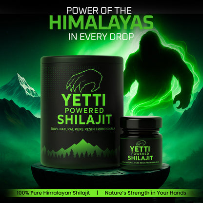 Yetti Powered Shilajit Resin - 100% Pure Himalayan Extract