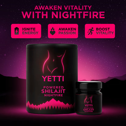 Yetti Nightfire Shilajit Resin - Nightfire - Awaken vitality