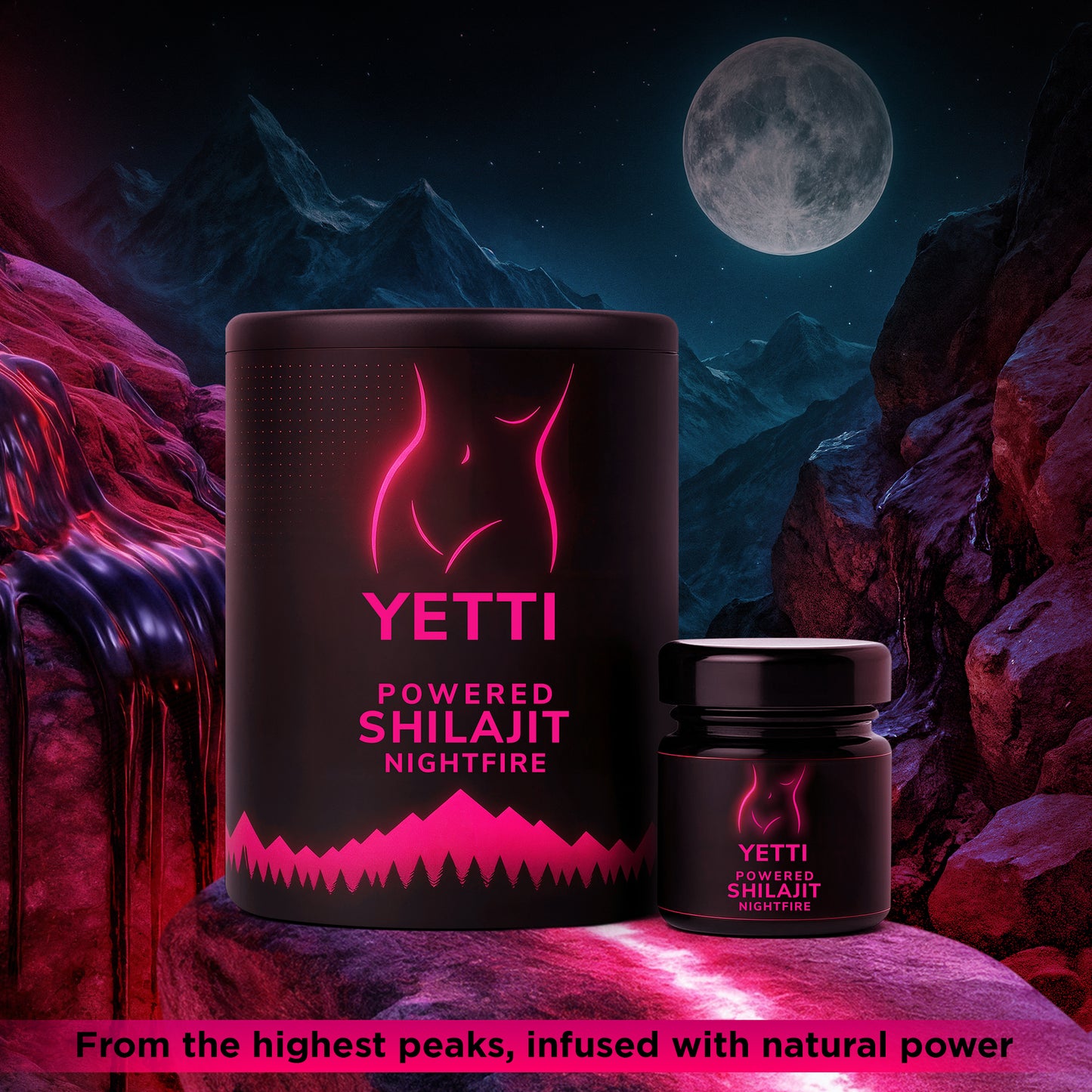 Yetti Nightfire Shilajit Resin - Nightfire - Awaken vitality