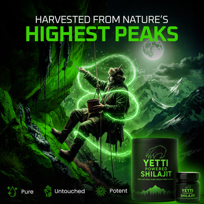 Yetti Powered Shilajit Resin - 100% Pure Himalayan Extract