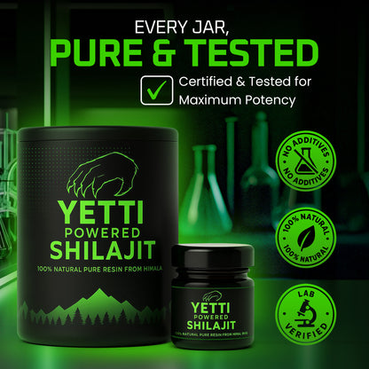 Yetti Powered Shilajit Resin - 100% Pure Himalayan Extract