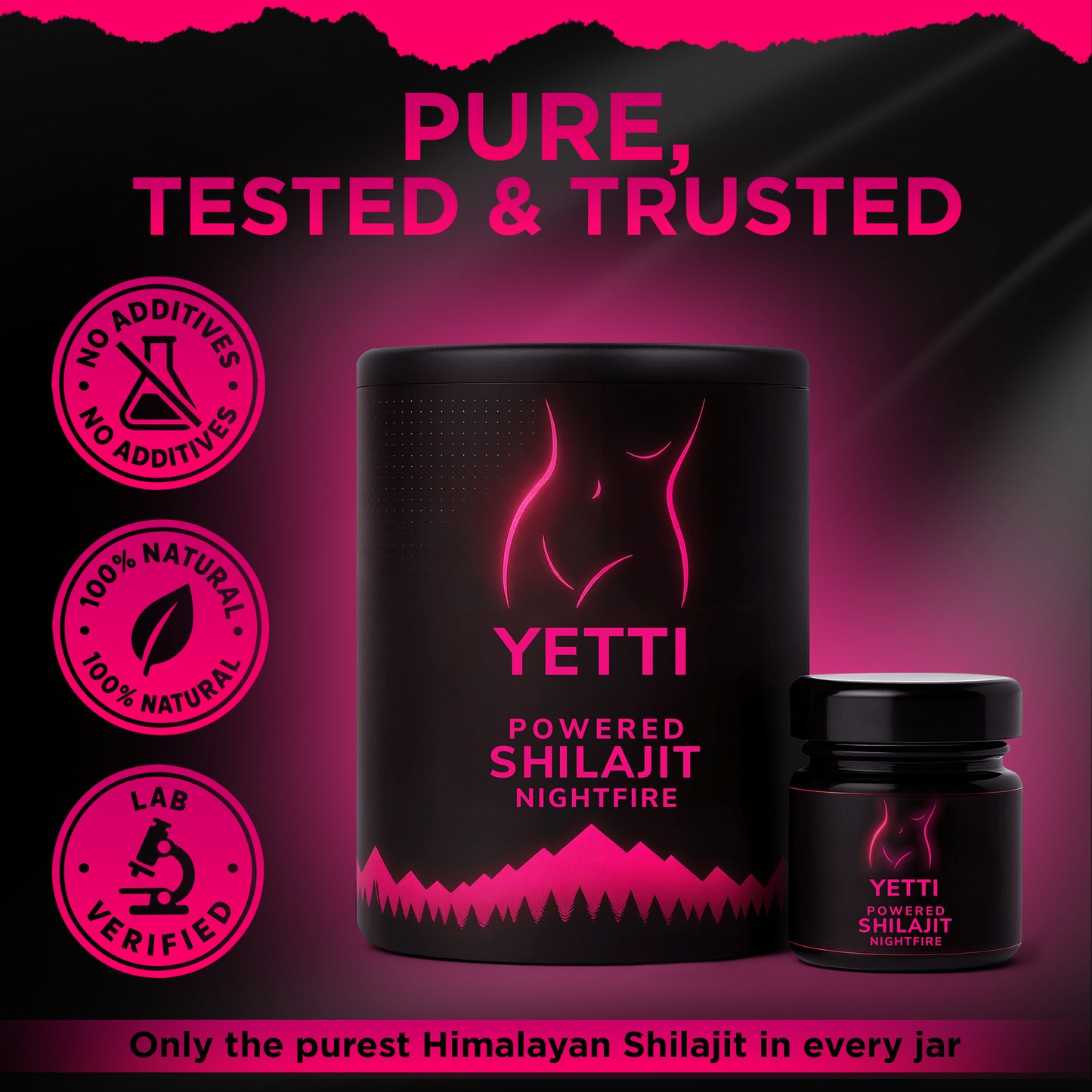 Yetti Nightfire Shilajit Resin - Nightfire - Awaken vitality