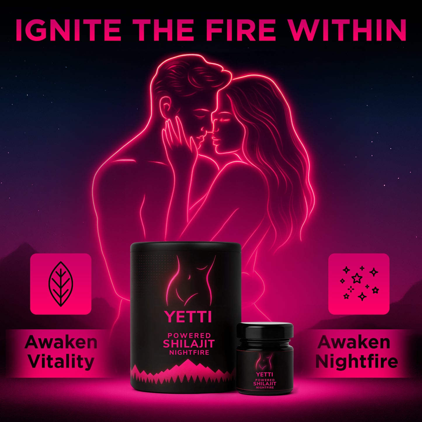 Yetti Nightfire Shilajit Resin - Nightfire - Awaken vitality