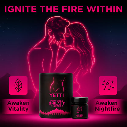 Yetti Nightfire Shilajit Resin - Nightfire - Awaken vitality